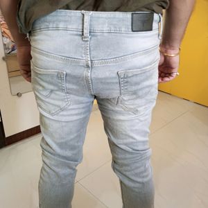 Denim Grey Jeans -Men