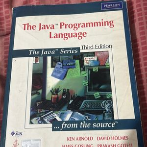 The Java Programming Language Book