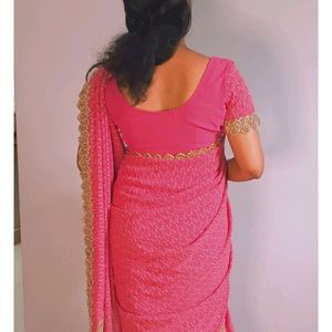 Embroidered Saree