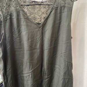 Olive Summer Top