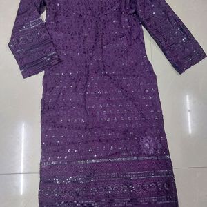 Ful Sequenc Kurti Wid Legi