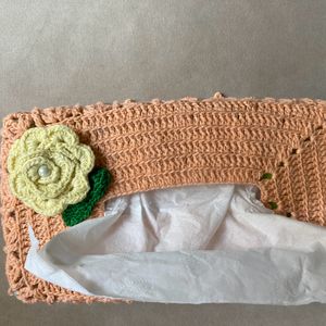 Crochet Tissue Box Cover.