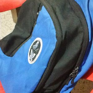 Blue And Black Backpack