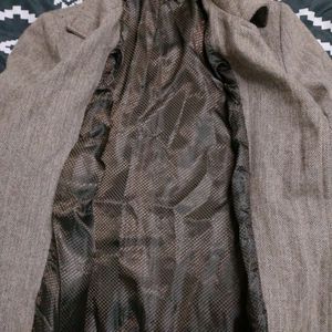 🌸 Women's 🌸 XS Herringbone Pattern Brown Coat