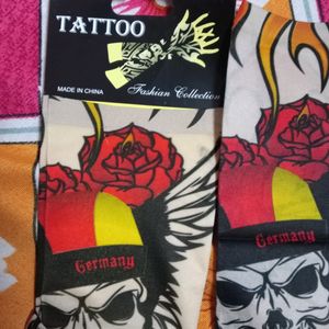 Trendy Tattoo Design Hand Gloves