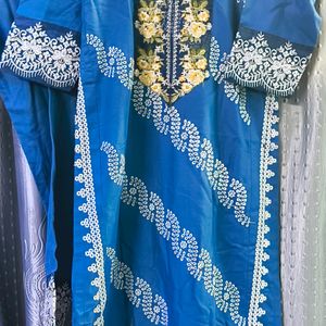 Pakistani Embroidery And Dupatta Suit