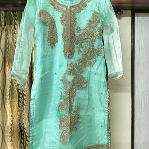 Mint Green Sharara Set