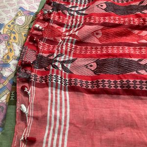 Pure Cotton Butik Tant Saree