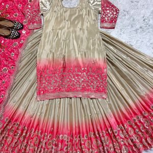 Heavy Pure Chinon Lehenga Choli