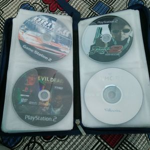 50 GAME CDS - SONY PLAYSTATION-2 WITH POUCH BAG