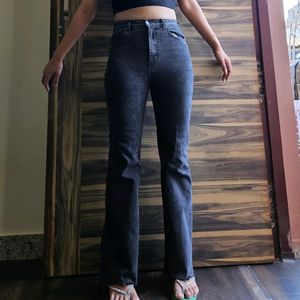 Charcoal Bootcut Jeans