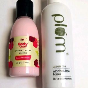 Plum Green Tea Toner& Creme Lotion Smoothe