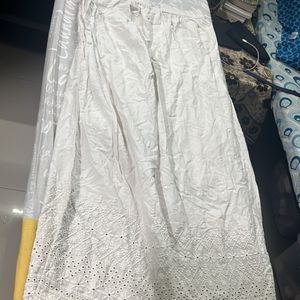 White Palazzo On Sale