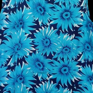 Blue Sunflower Dress