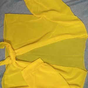 bright yellow shrug