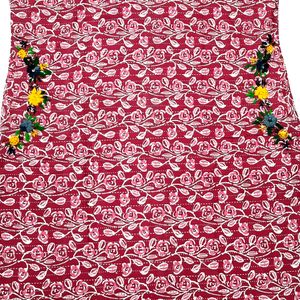 BEAUTIFUL Hand Embroidery Work Pure Cotton Kurti