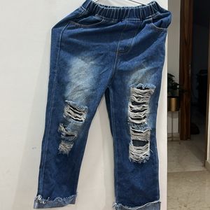 Kookie Kids Branded Riled Jeans For Kid