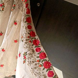 Beautiful Gown With Floral Design