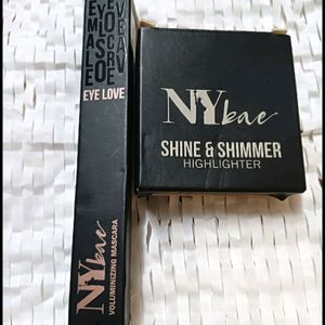 Nybae Mascara And Highlighter Combo