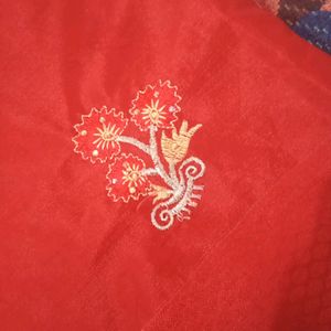 Red Saree