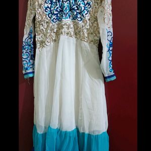 Kriti Sanon Style Anarkali Kurti Set With Dupatta