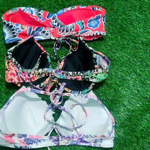 Multi Colour Fancy Padded Bra..