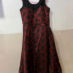 Ethenic Gown Blood Red