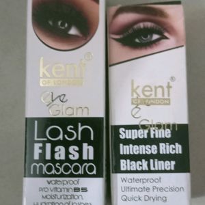 Combo Offer 2 Compect Ana One Eye Liner.A ,Mascara