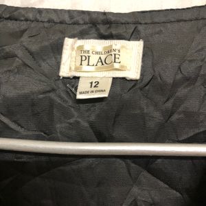 Place Black Cotton Vest