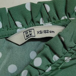 Green Polka Dot Boxy Top