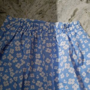 Blue Pencil Skirt