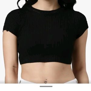 Woolen Crop Top