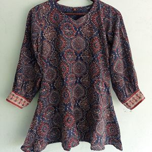 Cotton Ajrakh Top