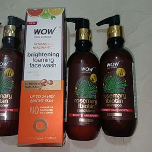 Wow Skin Science Haircare And Face Wash