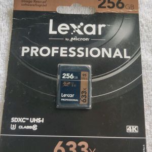 Lexar Professional 633x 256 GB SDXC UHS-I Card