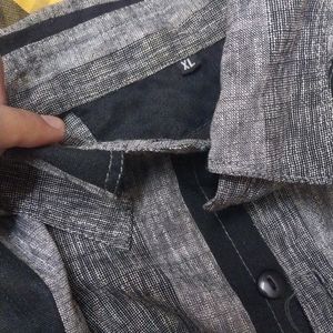 Grey Stipes Shirt