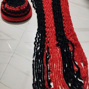 Woollen Cap And Muffler For Women