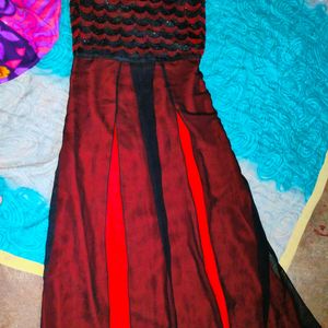 Red And Black Pritiest Dress For Women