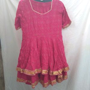 New Stitched Pink Sarara Suit Set