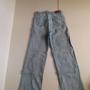 Wide leg jeans