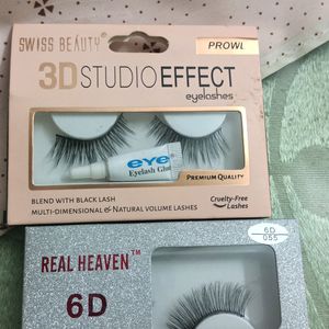 Eyelashes- Pack of 2- swiss beauty and real heaven