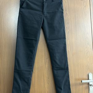 Black Formal Trousers Ankle Length