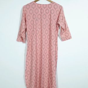 Light Pink Kurta Sets (  Women's )