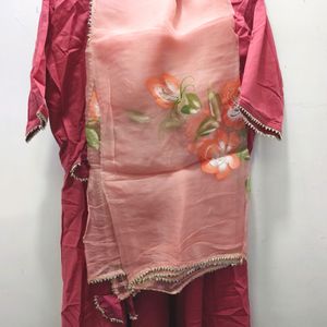 Aachho Peach Suit Set - XXL