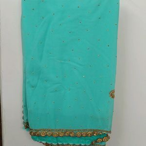 Light Green Colour Saree