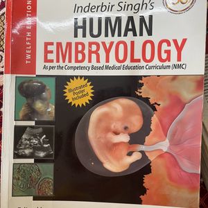 inderbir singh's human embryology 12edition