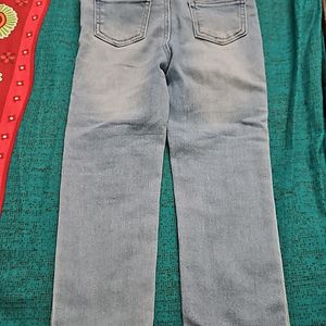 Light Blue Jeans With Side Shimmer