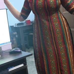 V neck kurta