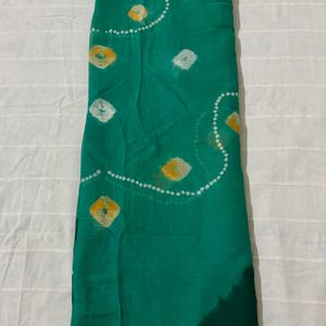 Tie & Die Pure Cotton Saree with Blouse