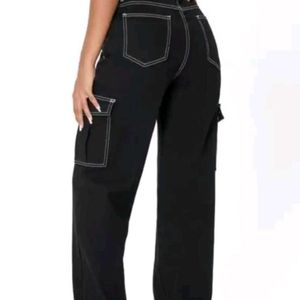 Cargo Black Jeans